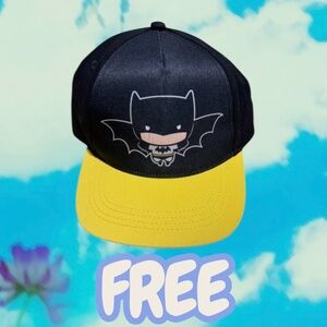 FREE 🆕Toddlers Batman Hat - Black and Yellow